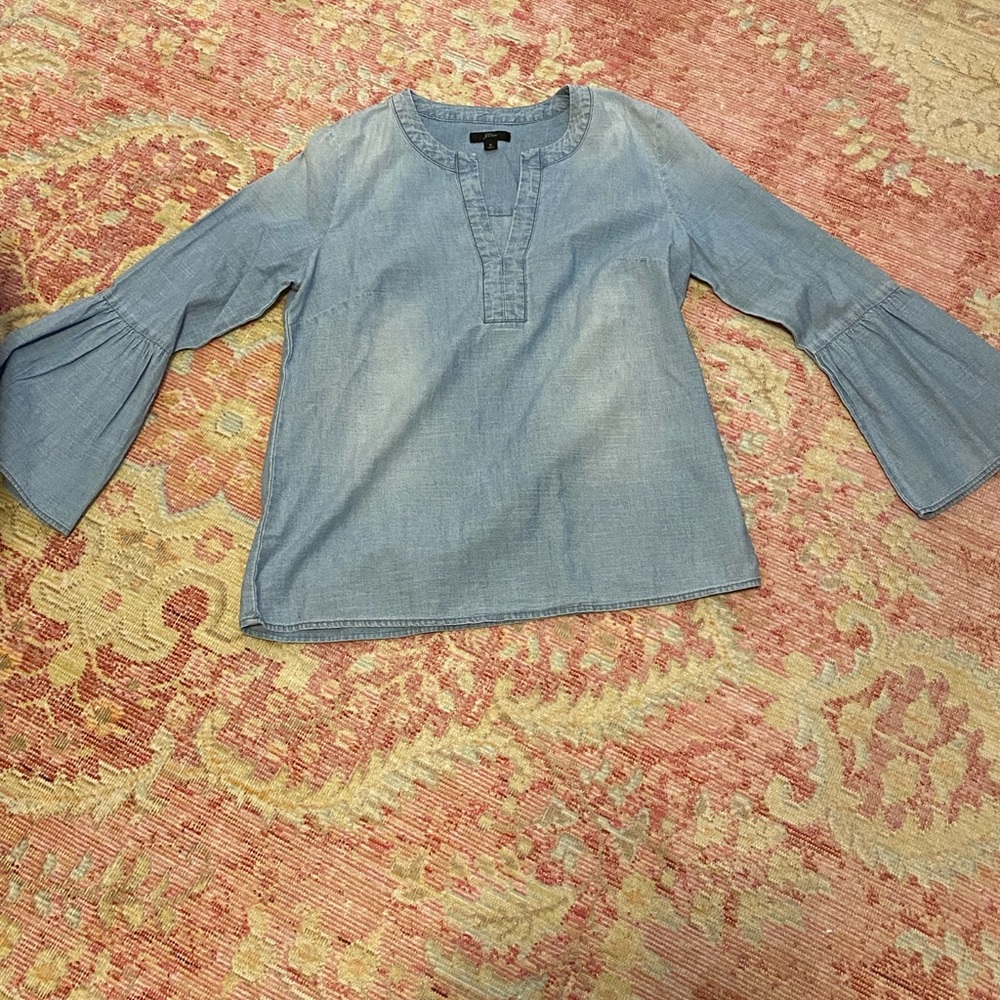JCrew Chambray Top